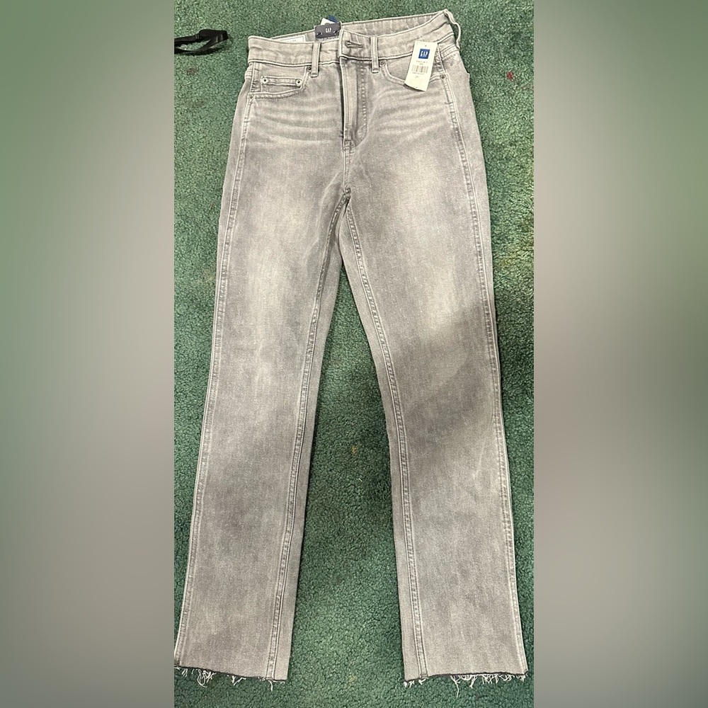 GAP Vintage Slim Sky High Jeans-Gray size 25/0R